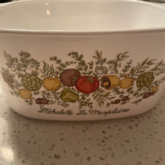 VINTAGE Corningware  L’Echalote La Marjolaine  casserole dish - Picture 2 of 12